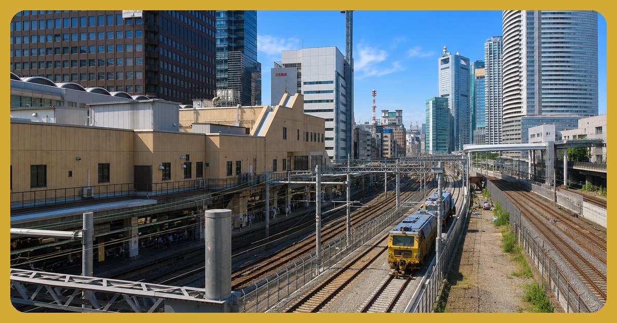 浜松町駅の駅前風景