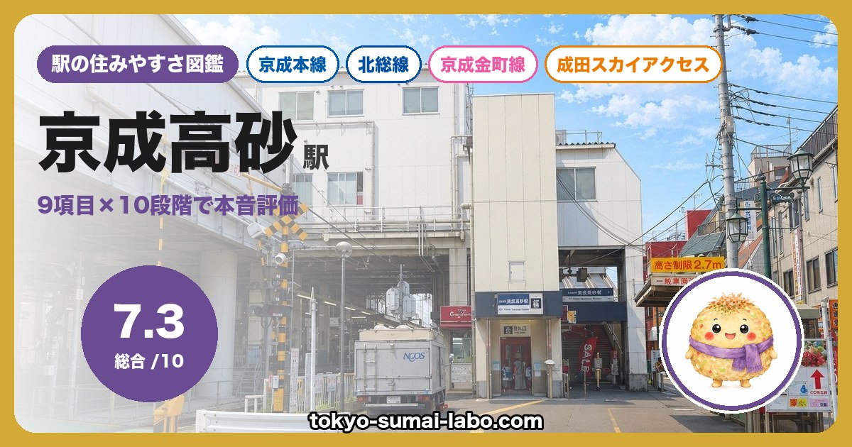 京成高砂駅の外観