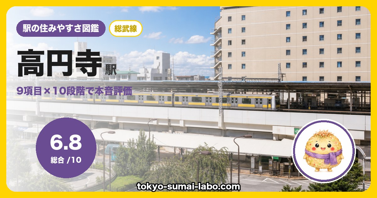 高円寺駅の住みやすさアイキャッチ