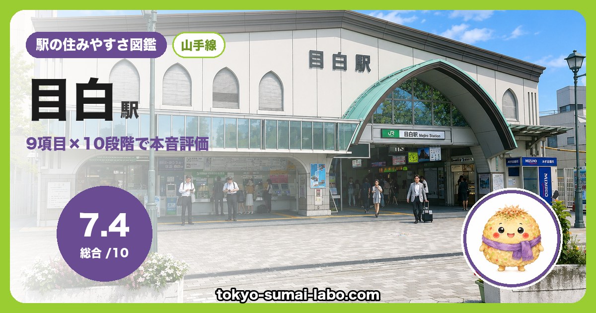 目白駅の住みやすさアイキャッチ