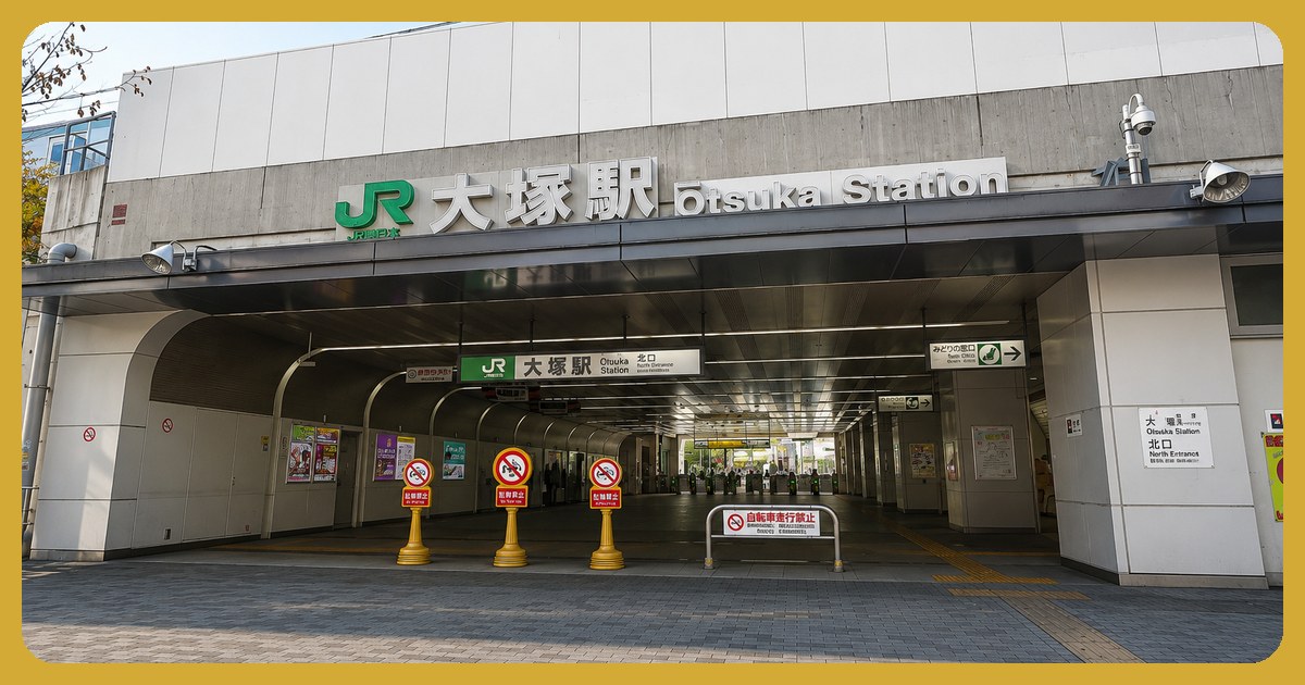 大塚駅の駅前風景