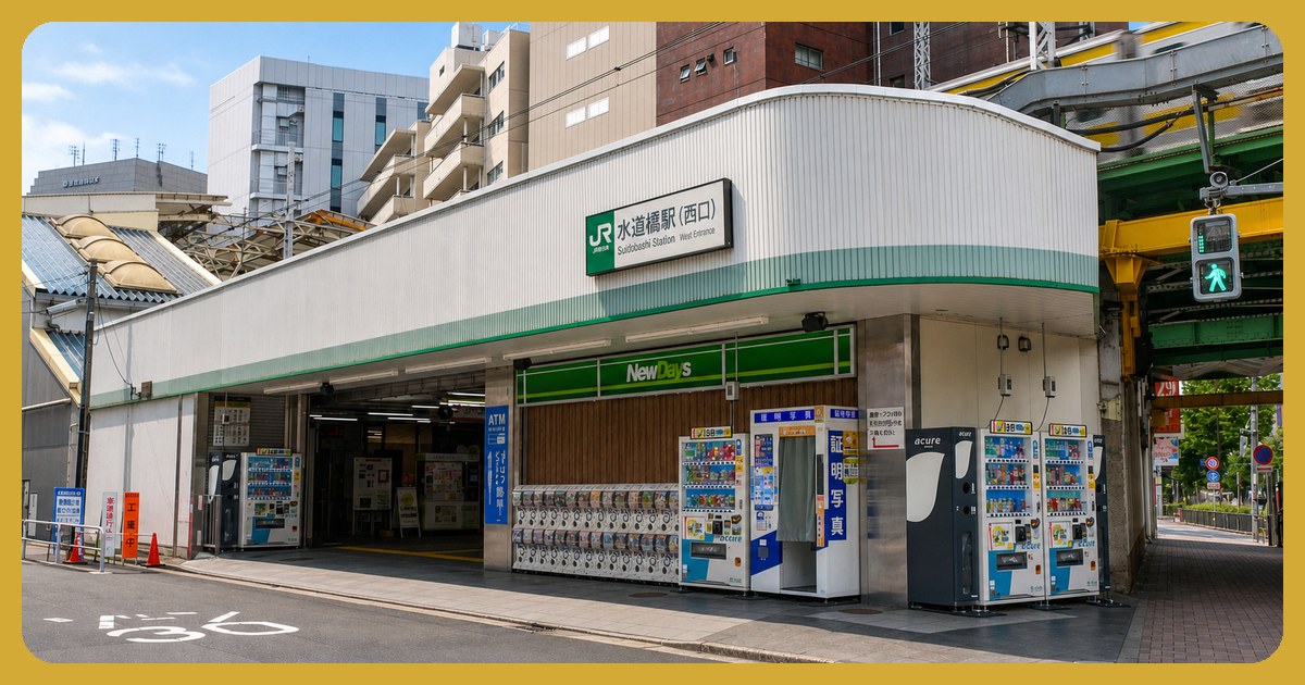 水道橋駅の駅前風景