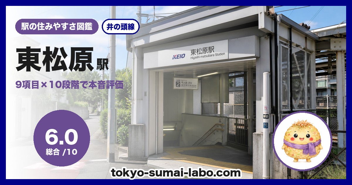東松原駅の住みやすさアイキャッチ