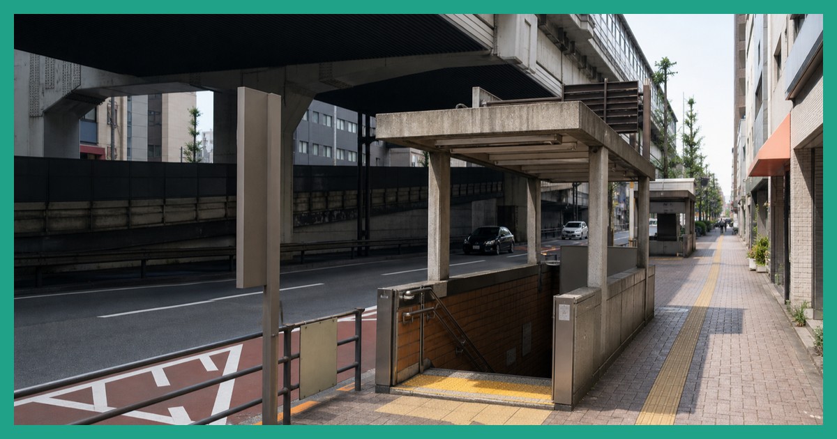 池尻大橋駅の駅前風景