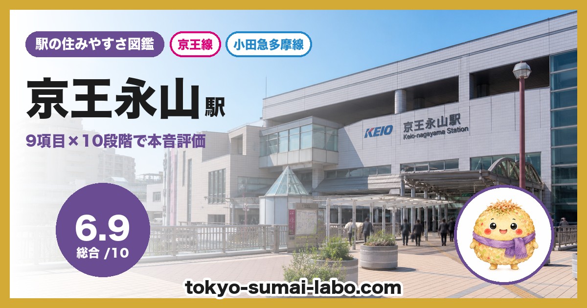 京王永山駅の住みやすさアイキャッチ