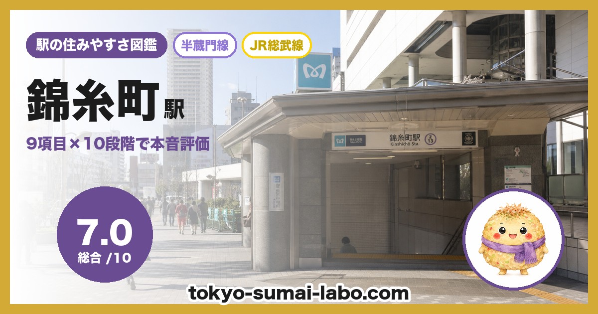 錦糸町駅の住みやすさアイキャッチ
