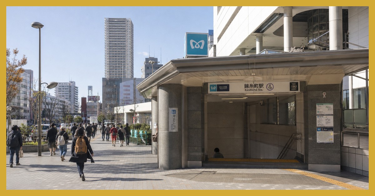 錦糸町駅の駅前風景