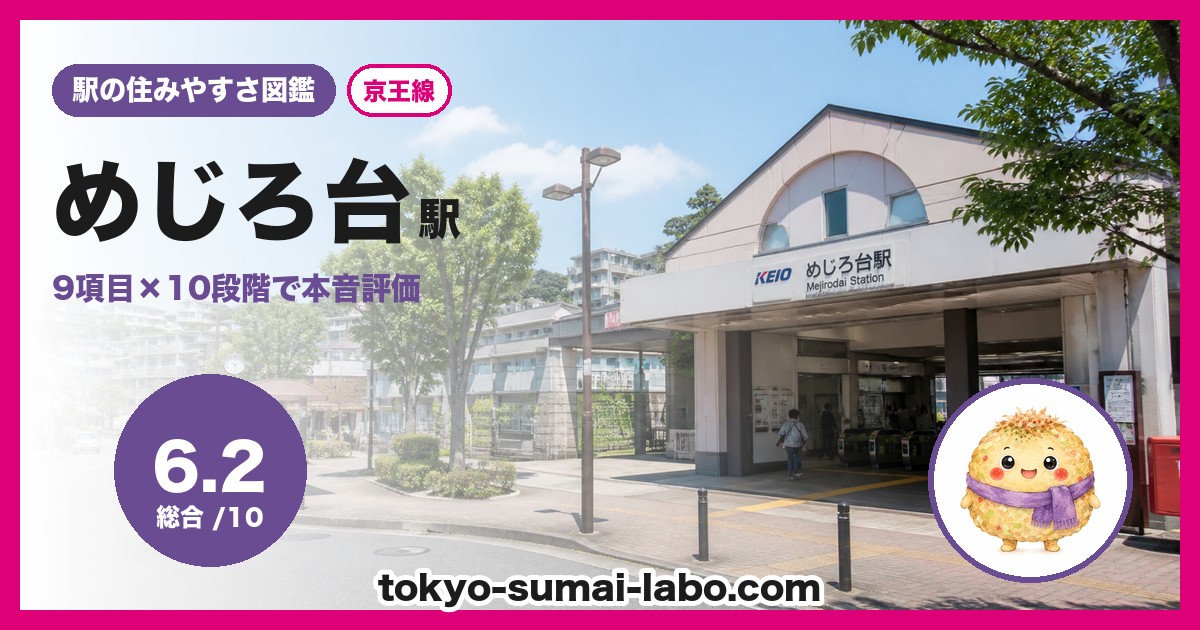 めじろ台駅の住みやすさアイキャッチ