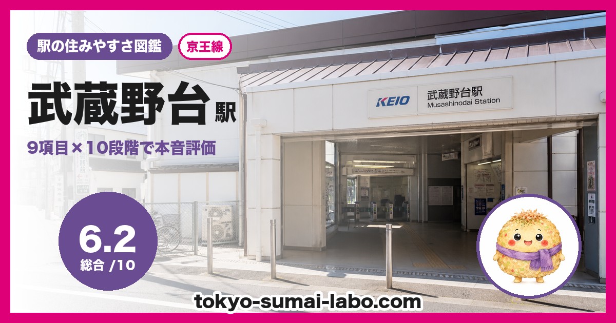 武蔵野台駅の住みやすさアイキャッチ