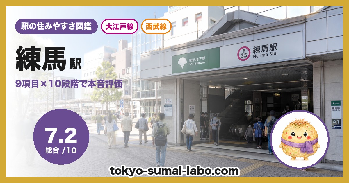 練馬駅の住みやすさアイキャッチ