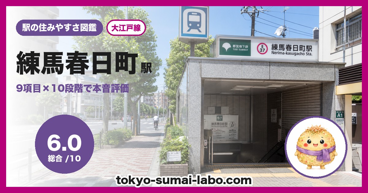 練馬春日町駅の住みやすさアイキャッチ