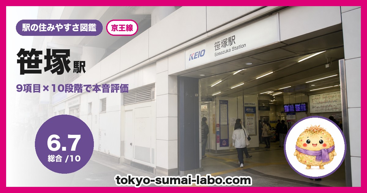 笹塚駅の住みやすさアイキャッチ