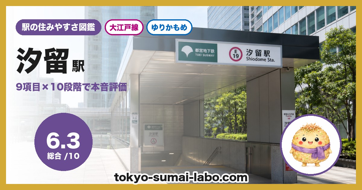 汐留駅の住みやすさアイキャッチ