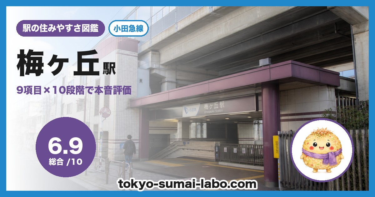 梅ヶ丘駅の住みやすさアイキャッチ