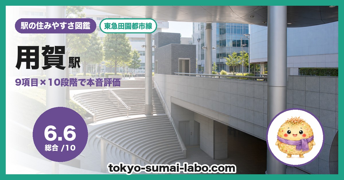 用賀駅の住みやすさアイキャッチ