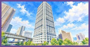 ベイクレストタワーの外観イメージ