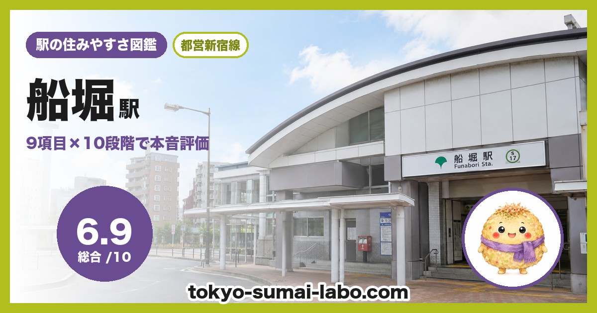 船堀駅の住みやすさアイキャッチ