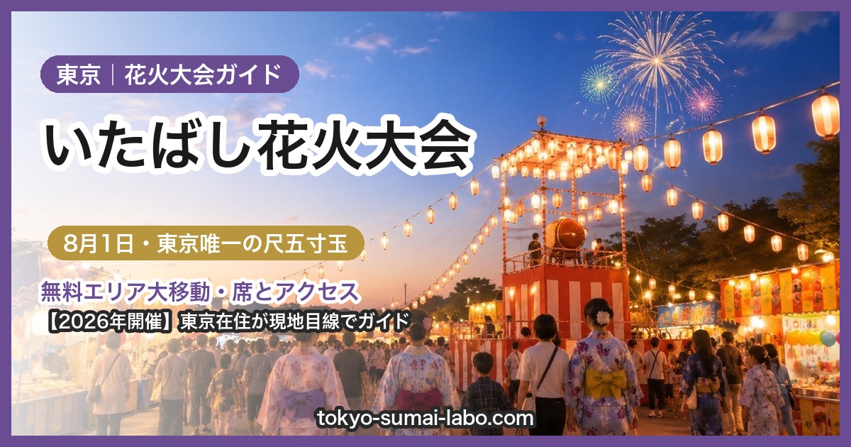 いたばし花火大会ガイド｜板橋区の荒川河川敷