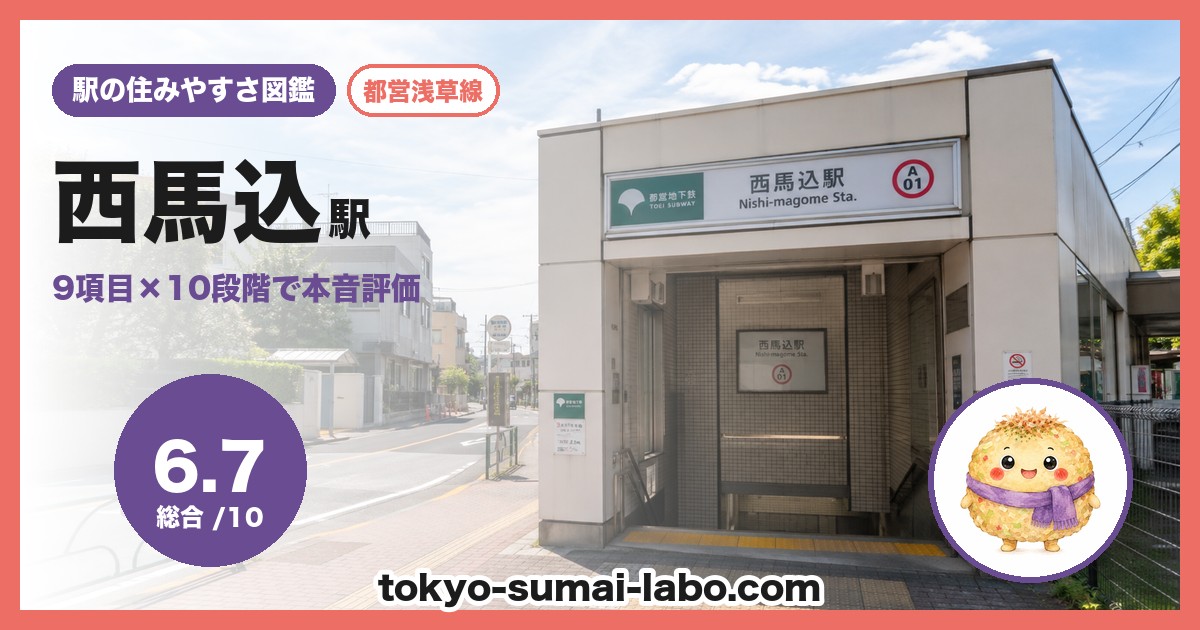 西馬込駅の住みやすさアイキャッチ