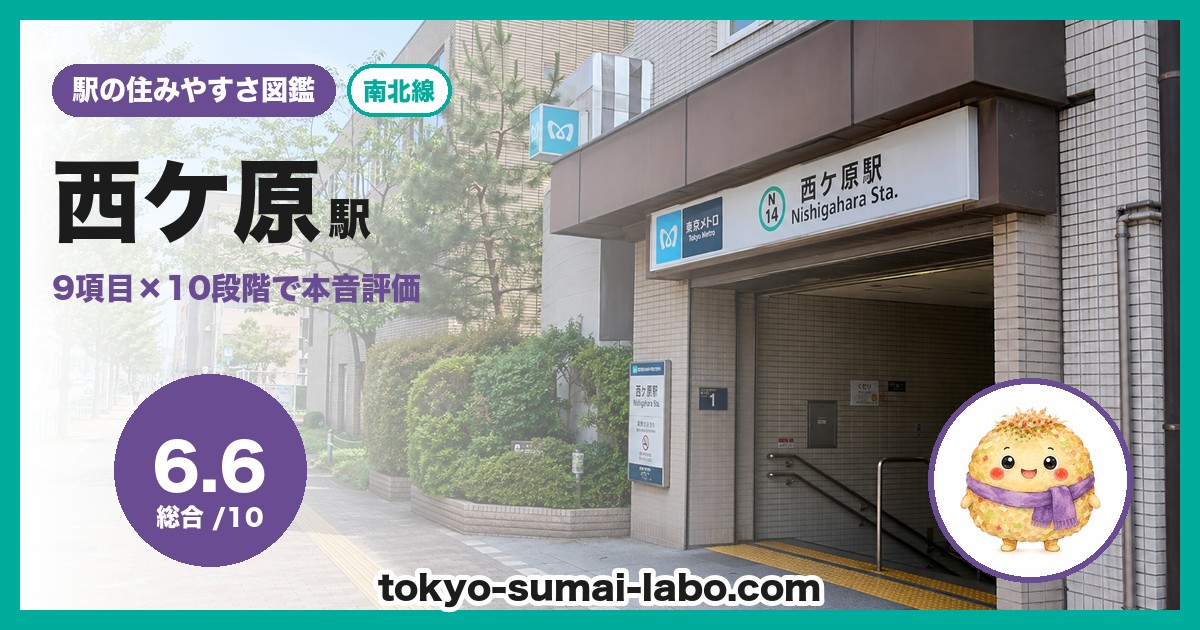 西ケ原駅の住みやすさアイキャッチ