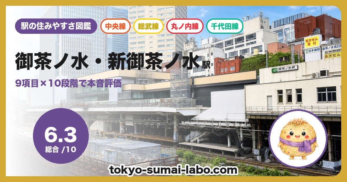御茶ノ水駅の住みやすさアイキャッチ