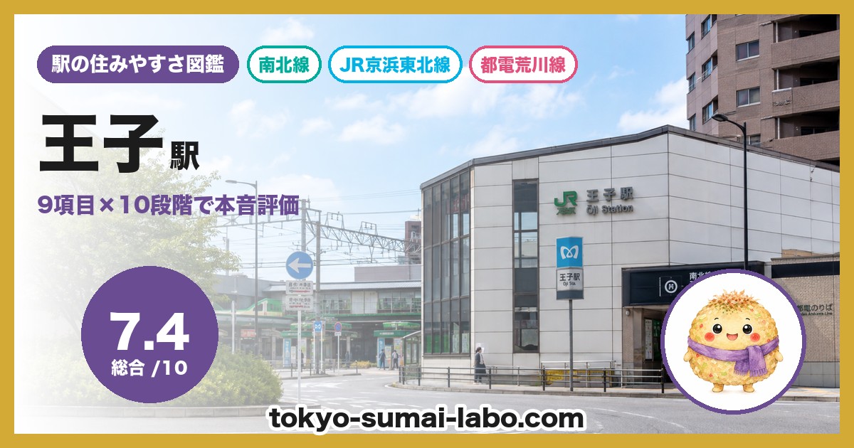 王子駅の住みやすさアイキャッチ