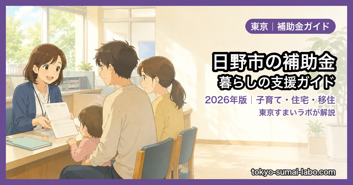 日野市の補助金・給付金まとめ