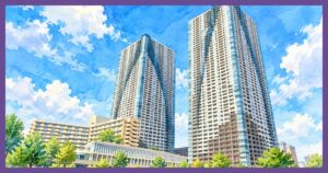 THE TOKYO TOWERS MID TOWERの外観イメージ