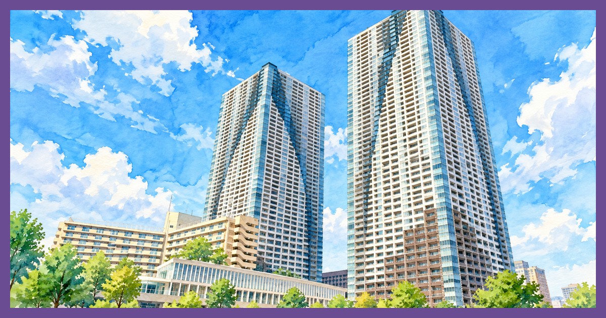 THE TOKYO TOWERS MID TOWERのイメージ図