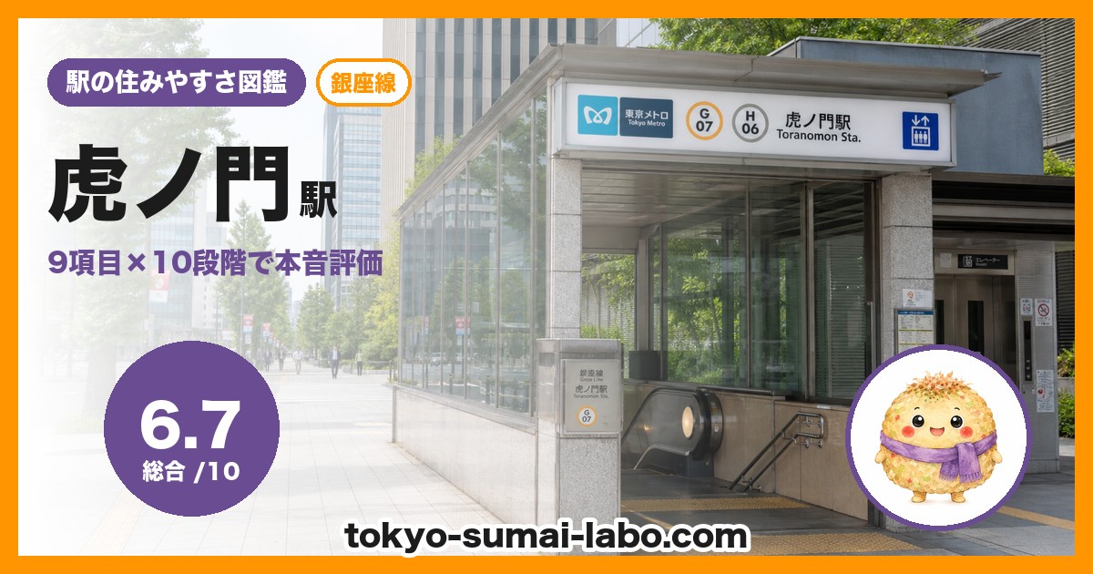 虎ノ門駅の住みやすさアイキャッチ
