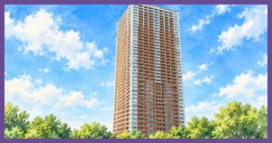 芝浦アイランド グローヴタワーの外観イメージ